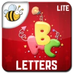 kids learning letters lite android application logo